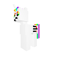 dubble ranibow pony