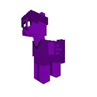 Purple Guy As A Pony
