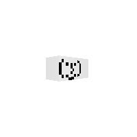 Le lenny face with invissable horn