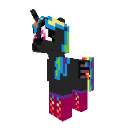 neon rainbow dash