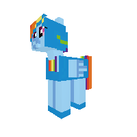 rainbow dash motercross }friendship games{