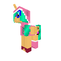 my character with suit of pig