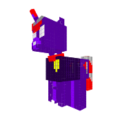 purple pony