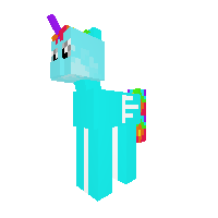 Rainbow pony