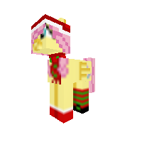 Fluttershy Christmas clothes