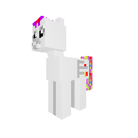 colored-tailed pony