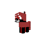 kwaii red panda