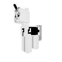 blob with horn and wings