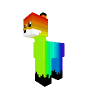 baby rainbow fox
