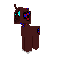 Freddy fazbear as a unicorn with no hat