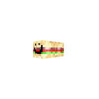 buger with face
