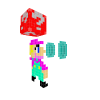 Girl Mario skin