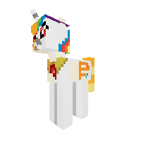 White Rainbow Dash two sides