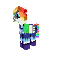 Sky Rainbows power pony