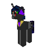Black rainbow dash (me when im evil)