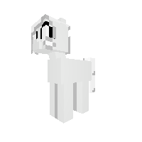 Base for Minecraft Pony: Pyscho Girl