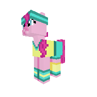 pinkie pie cuidadora de bebes