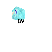 light blue parasprite with two colored eyes