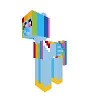 Rainbow dash in her wedding dress for Princess Cadence