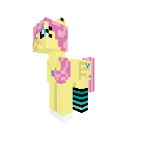 Fluttershy in ombre socks