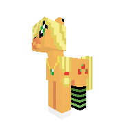 Applejack in ombre socks