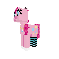 Pinkie Pie in ombre socks
