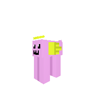 pink dog angel!