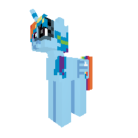 princess rainbow dash black ied