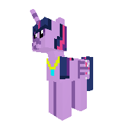 Not Full Sized Alicorn Twilight With Necklace