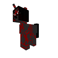 creepy black