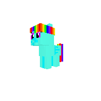 Rainbow dash filly (no cutie mark)