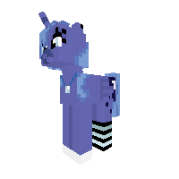 Princess Luna in Ombre socks