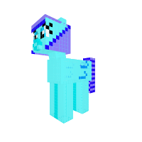 blue pony