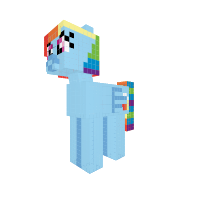 rainy rainbow dash