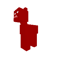 herobrine red pony