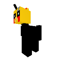crying child with golden freedy mask on