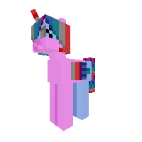 rainbow pony