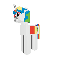 white Rainbow Dash (remade)