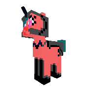 evil pony like da boss