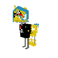 Broken Golden Party Blast (Animatronic I Made Up)