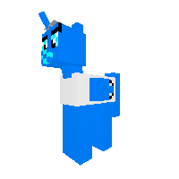 blue white