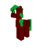 minecraft themed pony