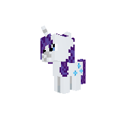 Rarity Filly with cutiemark