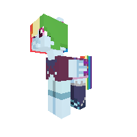 Rainbow dash ( if she was a shadowbolt from eg movie. )