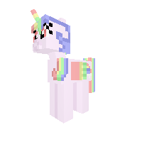 Pastel Rainbow pony