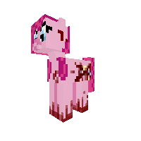 Pinkamena with blood ♥