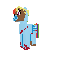 Rainbow dash zombie