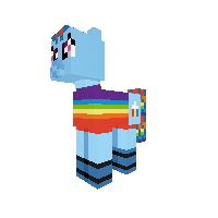 Rainbow Dash in sweater