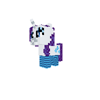 Rarity Filly wearing socks