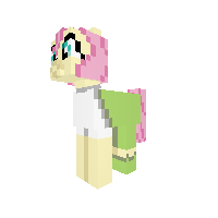 FlutterShy as human